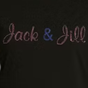 Camiseta Negra para Mujer con Diseño de Letras Cursivas Brillantes, Ropa Casual para el Día a Día, Estilo Urbano, Cómoda y a la Moda - Product Image 2