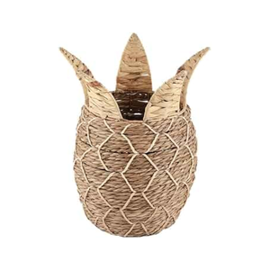 Creative Water Hyacinth Pineapple Shape Woven <b>Basket</b> Rustic Style Decorative <b>Storage</b> <b>Baskets</b> from Vietnam B2B - Product Image 1
