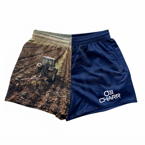 Shorts Deportivos Personalizados para Niños, Shorts Deportivos con Estampado Floral y Cuadros para Mujer, Shorts Deportivos Australianos para Pesca, Caza y Rugby con Bolsillos con Cremallera - Product Image 5