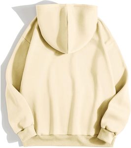 Sudadera con Capucha de Forro Polar para Hombre, Estilo Casual, Color Sólido, Corte Regular, Transpirable, Cálida para Invierno, con Logotipo Personalizado, Estilo Urbano Ecológico - Product Image 6