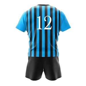 Maillot de rugby personnalisé, t-shirt imprimé par transfert thermique, respirant, 100% polyester, maillot de rugby à manches courtes - Product Image 4