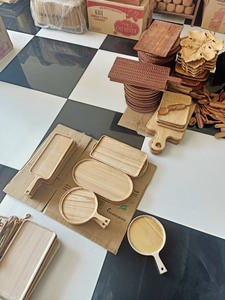 BLUE LOTUS FARM Blocs à découper pliables en bois - Design écologique et léger, formes carrées, épaisseur 2,0 cm, Ho Chi Minh City - Product Image 2