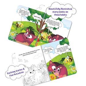 Serie para Niños Pequeños de Biplob sobre Buenos Hábitos, Libro 8: Kiri el Jabalí Nunca Lanza Tantrums, Libro de Cartas y Audiolibro para el Aprendizaje - Product Image 1