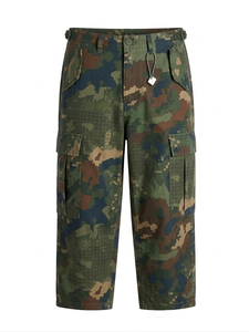 Pantalones de Trabajo para Hombre de Marca Europea Americana, Corte Regular, Estilo Vintage, Lona de Peso Medio, para Primavera y Otoño - Product Image 3