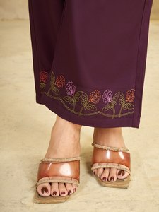 Conjunto de Rayón de Diseño para Mujer con Bordado Multihilo y Detalles Hechos a Mano - Product Image 6