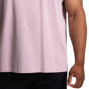 เสื้อกล้ามผู้ชายสีชมพูอ่อนแบบซัก ผ้าฝ้ายนุ่ม ทรงเข้ารูป เหมาะสำหรับออกกำลังกาย ฟิตเนส ลำลอง สตรีทแวร์ ชุดกีฬาฤดูร้อน - Product Image 6