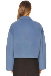 High Quality Customizable Women's <b>Men's</b> Casual Sherpa <b>Winter</b> <b>Jacket</b> Stand Collar button Closure <b>Waterproof</b> Windproof 100% Cotton - Product Image 2