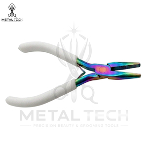 Stainless Steel Professional Salon Wholesale New Ergonomic Handle Hair Extension Pliers Micro Bead Ring Remover Plier <b>Tool</b> - Product Image 3