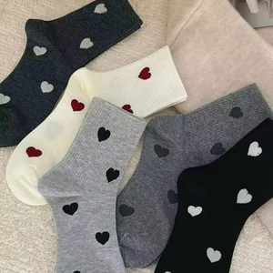 Chaussettes en molleton 100 % coton pour femmes, antidérapantes, confortables, usage quotidien, avec bordure personnalisable, haute qualité, vente en gros - Product Image 2