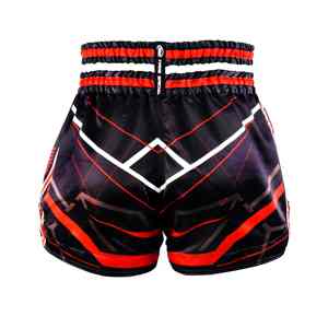 New Custom Design Satin Durable Quick Dry Breathable Embroidery Martial Arts Training & Fighting Twins Muay Thai Boxing Shorts - Product Image 6