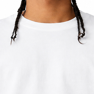 Camiseta Premium Lisa de Corte Cuadrado de Algodón para Moda Urbana, con Logotipo Personalizado, Fabricante Mayorista y Exportador de Ropa OEM ODM - Product Image 5
