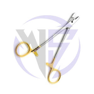 Pinza Quirúrgica Veterinaria Profesional para Agujas Cruciatas TC de 7 Pulgadas, Dorada a Medida, Fabricada por Wenquar - Product Image 5