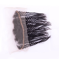 Extensions de cheveux Remy indiens bouclés crépus personnalisées 13X4 13X6, épaisses, à double trame, en lots, queues de cheval