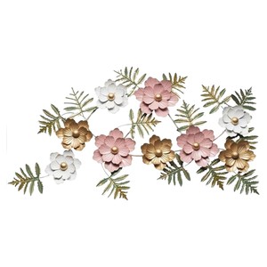 Modern Gold Floral Metal <b>Wall</b> <b>Mirror</b> <b>Decorative</b> Round Iron Art <b>Mirror</b> for Living Room Home Decor Luxury Flower Design - Product Image 5