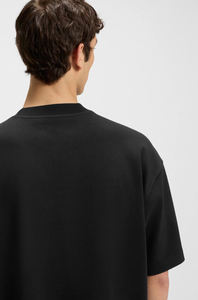 Camisetas de Algodón Grueso con Estampado Personalizado, de Alta Calidad, Lujosas, de Corte Holgado con Hombros Caídos, Estilo Urbano para Hombre - Product Image 2