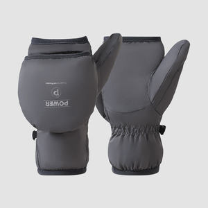 Mitaines de sport d'hiver Chic Seeker pour enfants de 2 à 6 ans – Adorables mitaines rayées en acrylique/coton pour garçons et filles, longueur poignet, pour le ski et les activités de plein air, chaudes et décontractées - Product Image 2