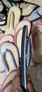 Sandales en jacinthe d'eau naturelle faites à la main au Vietnam, tongs d'été pour la plage, vente en gros - Product Image 5