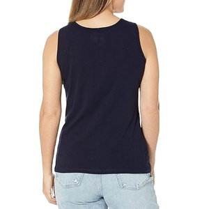 Manufacturing 2026 High Quality Custom OEM Service Latest Design Women Tank <b>Top</b> Factory Made Solid Color Women Tank <b>Top</b> - Product Image 6