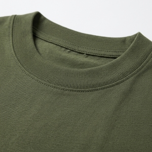 Vente en gros 2024, T-shirts pour hommes en coton 100%, coupe classique, col rond, manches courtes, tissu tricoté 230g, respirant, séchage rapide, formel - Product Image 2