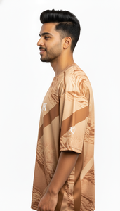 Trendy Oversized Sublimation T-Shirt for <b>Men</b> Street Style Casual Regular Fit Breathable Eco-Friendly Polyester/Cotton Fashion - Product Image 5