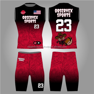 Ensemble d'uniformes de compression 7v7 pour jeunes, entièrement sublimés, avec short de compression pour le football américain 7 sur 7 - Product Image 1