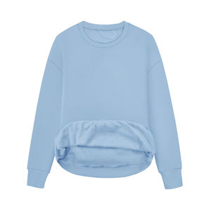 Sweat-shirt à capuche pour femme, streetwear de haute qualité, manches longues, coton molletonné, grande taille, coupe ample - Product Image 1