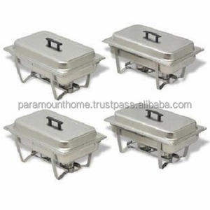 Plato de frotamiento de acero inoxidable de diseño de lujo para cenas familiares íntimas y uso doméstico - Product Image 3