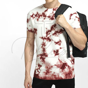 T-shirts pour hommes avec logo personnalisé Tie-Dye, 100% coton, col rond, tee-shirt uni avec design imprimé, t-shirts Tie-Dye de haute qualité - Product Image 6