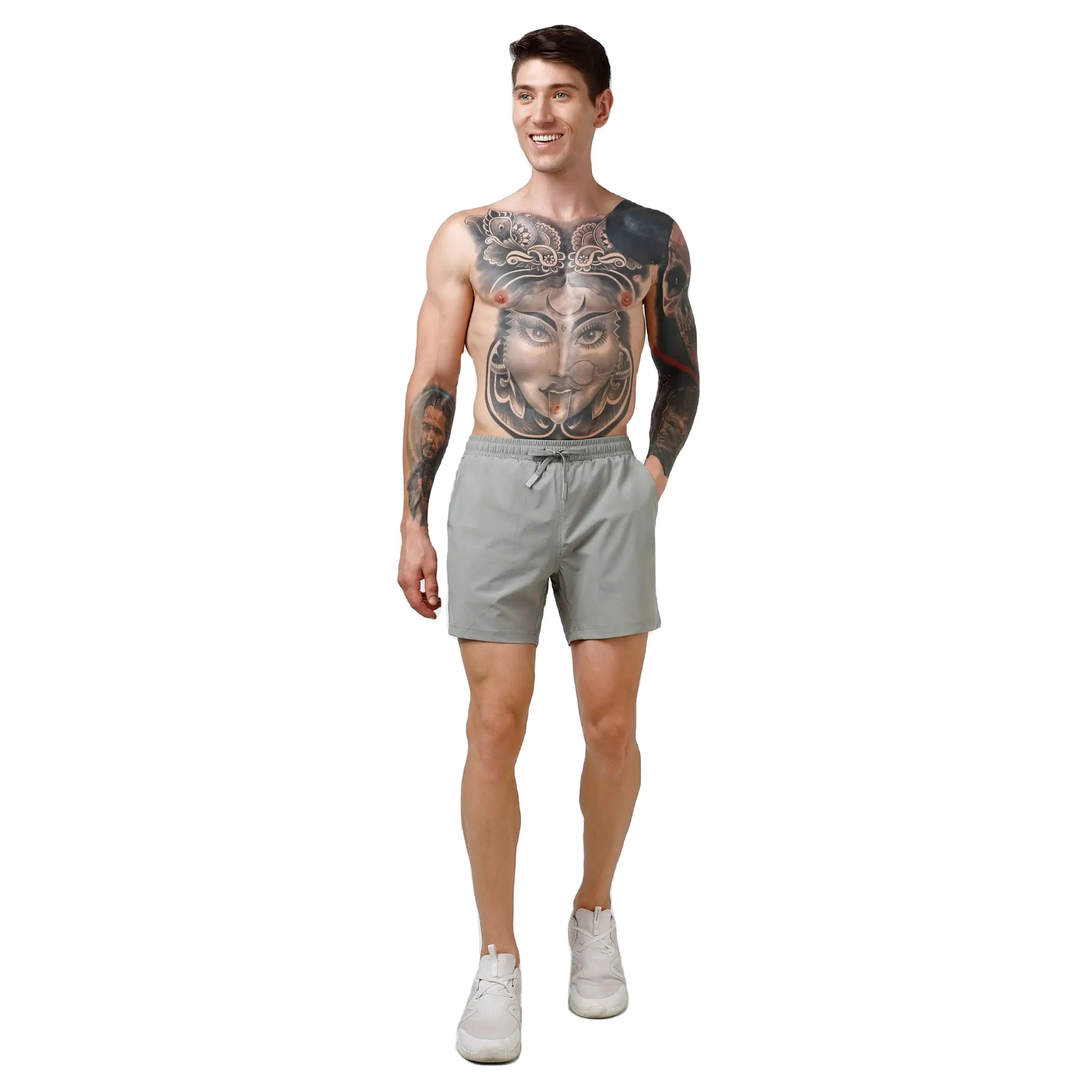 "Men's Breathable Performance Shorts - Ideal for Gym, Sports, and Outdoor Activities, Available in Multiple Colors and Sizes"