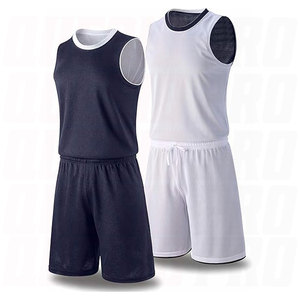 ชุดบาสเก็ตบอลแบบสั่งทำสำหรับผู้ใหญ่รุ่นใหม่ล่าสุด ระบายเหงื่อได้ดี ชุดกีฬาแบบกลับด้านได้ เสื้อทีมบาสเก็ตบอล - Product Image 1