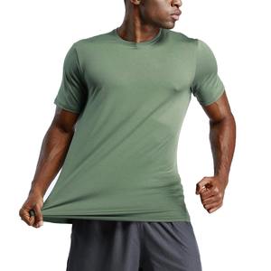 Camisetas Deportivas para Hombre, Ropa Deportiva, para Maratón, Running, Ejercicio, Entrenamiento, Secado Rápido, Transpirable, Manga Corta, Elásticas - Product Image 1