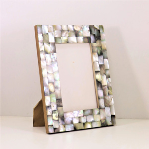 Antique style pearl shell inlay portrait photo <b>frame</b> good quality mosaic <b>frames</b> for <b>album</b> photos - Product Image 1