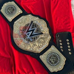 Ceintures de championnat de lutte mondiale personnalisées pour adultes, plaques métalliques de titre, épaisseur 4MM 6MM, sangle en cuir - Product Image 1