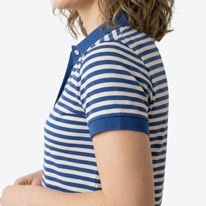 Polo en tissu unique pour femme, look classique, vêtements de sport, meilleure performance, manches courtes. - Product Image 5