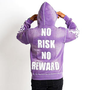 เสื้อฮู้ดดี้ Aerstride Industries รุ่นใหม่ คุณภาพสูง ล้างสีแบบแอซิดวอช ดีไซน์ขาดๆ ผ้าฝ้าย/ใยไผ่ ทรงโอเวอร์ไซส์ ลายหัวใจ สำหรับฤดูหนาว - Product Image 3