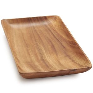 Handmade Solid Wood Irregular Shape Eco-Friendly Buddhism Theme Tray with Polished Natural Finish for Tabletop Home Decor - Product Image 5
