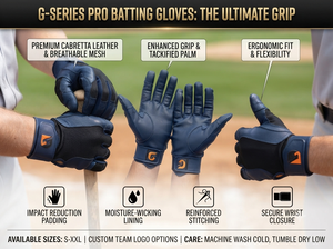 Professional Baseball Batting Gloves for Training Practice <b>Games</b> and Tournament Performance Lightweight Baseball Batting Gloves - Product Image 4