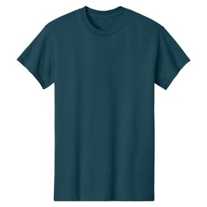 เสื้อยืดผู้ชายสไตล์ไฮสตรีท ผ้าเจอร์ซีย์คอตตอน 100% พร้อมตัวเลือกโลโก้แบบกำหนดเอง สีมิดไนท์ - Product Image 1