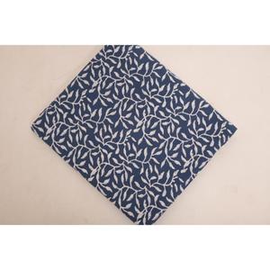 Blue Indigo Printed Cotton Fabric Handmade Indian Textile <b>for</b> Garments Quilting Home Decor and Crafts - Product Image 1