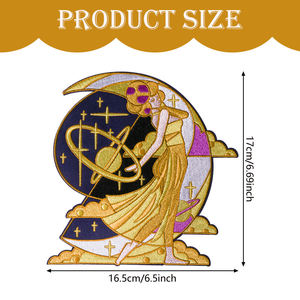 Wholesale Custom Embroidery Patch Fine Detail Emblem Badge for <b>Jackets</b> Caps Bags Shirts Clothing Factory Heat Press Iron On Sew - Product Image 6