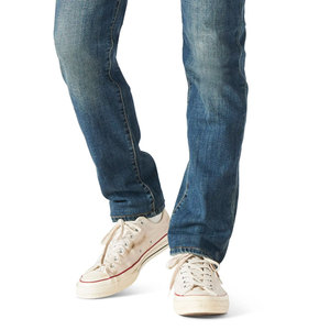 Men's Casual Classic Style Acid Wash Loose Fit Plus Size Custom Denim Jeans 100% Cotton Eco-Friendly Breathable - Product Image 2