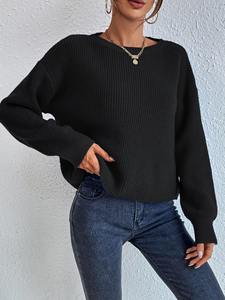 Suéter de Invierno para Mujer, Diseño Moderno 2026, Holgado, Manga Larga, Premium, Alta Calidad, Nailon/Acrílico, Logotipo Frontal - Product Image 5