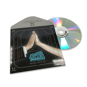 Sobre de Cartón Brillante Personalizado para CD con Cierre de Solapa, Replicación de Discos DVD para Aniversario de Club de Fans Oficial - Product Image 1