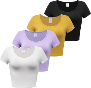 Crop top tendance pour femme, style décontracté urbain, crop top d'été à la mode pour femme - Product Image 6