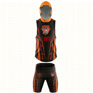 Uniforme de football américain personnalisé 7v7 imprimé par transfert thermique, grande taille, respirant et à séchage rapide, vêtements de sport - Product Image 2