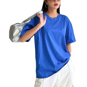 Camiseta de verano de manga corta con cuello redondo para mujer, Nuevo Jersey de algodón, camiseta de moda para mujer, Exportación de BD - Product Image 1