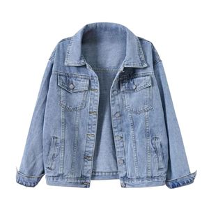 Classic Men Stylish <b>Button</b> Up Loose Fit Light Blue Denim Jackets Unisex Cotton Casual Outdoor Denim Jean Jackets - Product Image 4