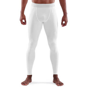 <b>Men</b> Fitness Legging Spandex & Polyester Breathable Elastic Waist High Quality White <b>Compression</b> Gym Fit <b>Tights</b> Leggings <b>For</b> <b>Men</b> - Product Image 1