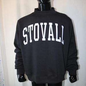 Sudadera STOVALL con cuello simulado, 450 GSM, bordado con nombre personalizado, corte holgado, 100% algodón, felpa francesa. - Product Image 4