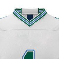 En İyi İndirimli Yetişkin Amerikan Futbolu Formaları %100 Polyester Nefes Alabilen Hızlı Kuruyan Özelleştirilmiş Logo Baskılı Tüm Bedenler Mevcut